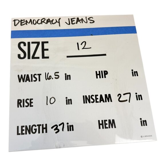 Democracy Absolution Skinny Jeans Women’s Size 12 Dark Wash Stretch Denim - Picture 9 of 10